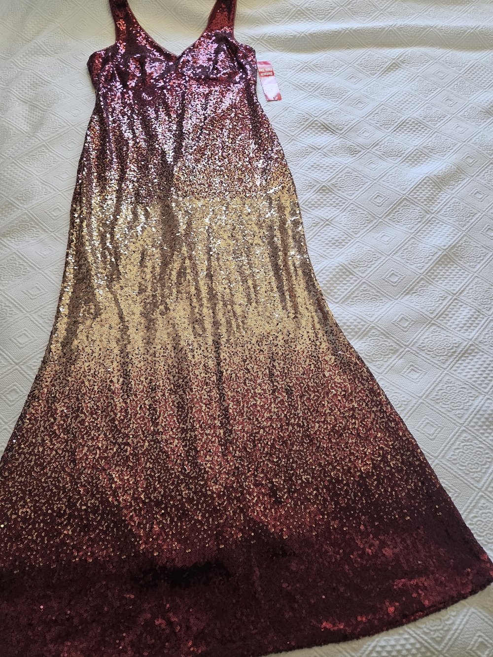 burgundy and gold ombre dress MARINA | Dresses | Marina To Sequin Gown Size 8 Please follow wash care